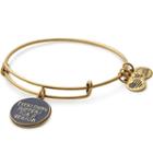 Alex And Ani Everything Happens For A Reason Charm Bangle, Rafaelian Gold Finish