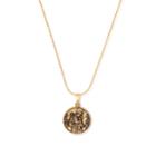 Alex And Ani Saint Anthony Expandable Necklace, Rafaelian Gold Finish