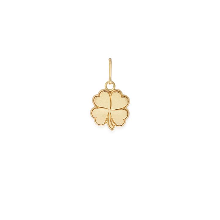 Alex And Ani Four Leaf Clover Necklace Charm, 14kt Gold Plated Sterling Silver
