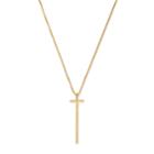 Alex And Ani Cross Adjustable Necklace, 14kt Gold Plated