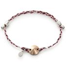 Alex And Ani Rose Gold Crystal Precious Threads Bracelet, Sterling Silver