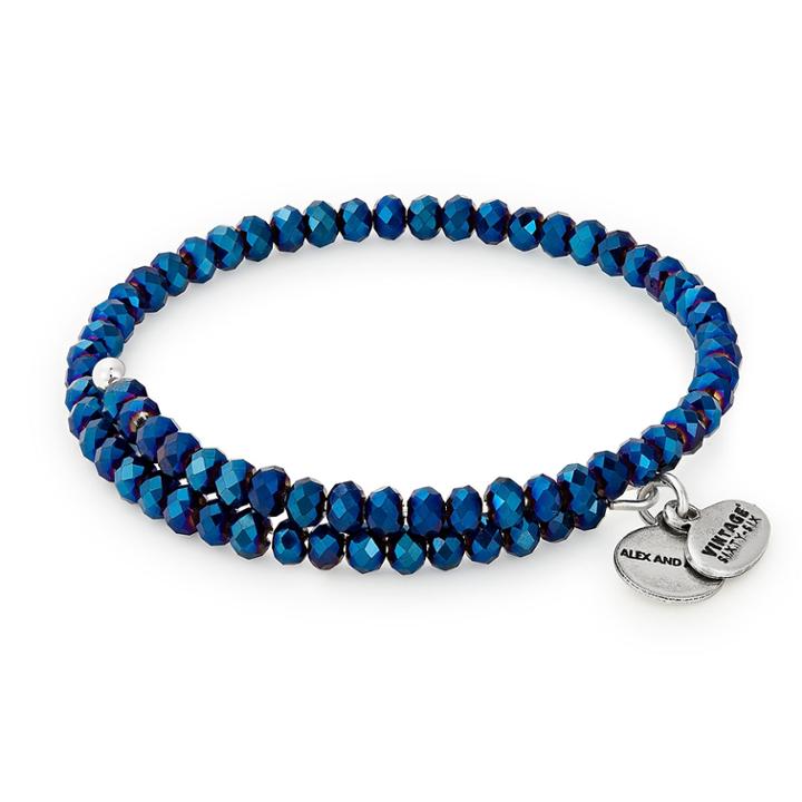 Alex And Ani Deep Space Brilliance Wrap, Rafaelian Silver Finish