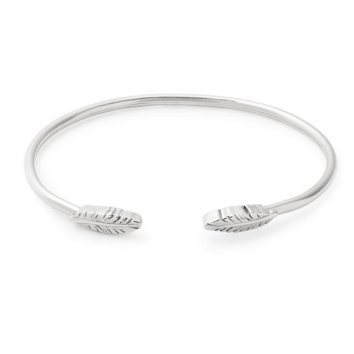 Alex And Ani Feather Precious Cuff, Sterling Silver
