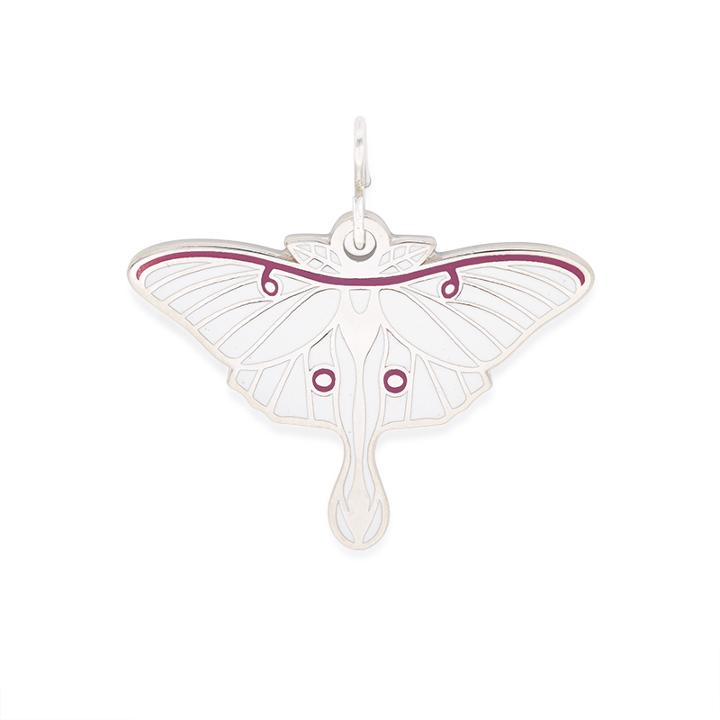 Alex And Ani Luna Moth Charm, Shiny Silver Finish
