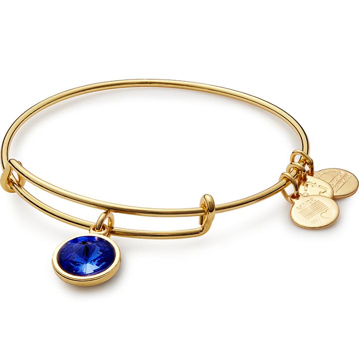 Alex And Ani September Birth Month Charm Bangle With Swarovski® Crystal
