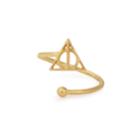 Alex And Ani Harry Potter  Deathly Hallows  Ring Wrap, 14kt Gold Plated