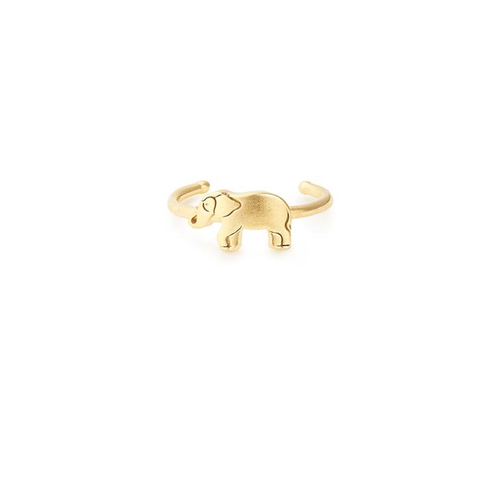 Alex And Ani Elephant Adjustable Ring, 14kt Gold Plated Sterling Silver