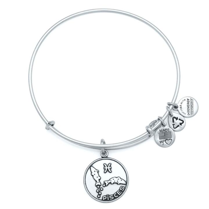 Alex And Ani Pisces Charm Bangle