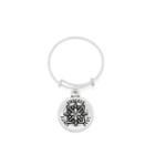 Alex And Ani Healing Love Expandable Wire Ring, Rafaelian Silver Finish