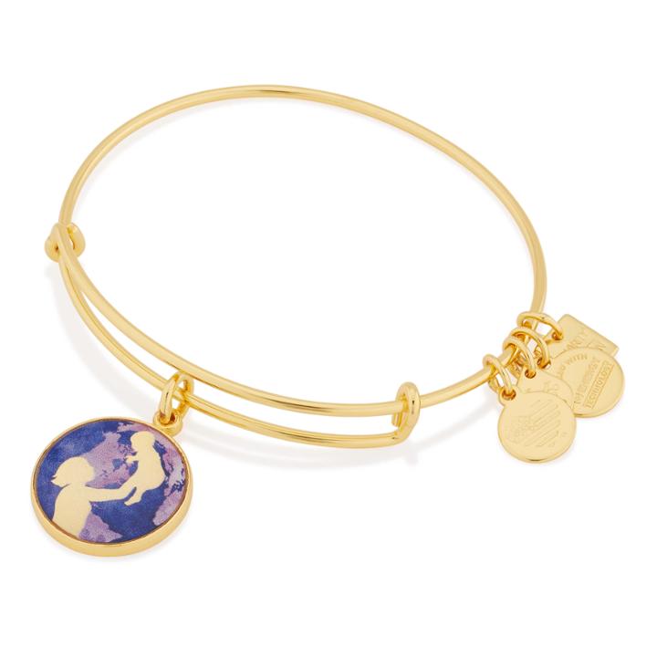 Alex And Ani Bright Future Charm Bangle | Unicef, Shiny Gold Finish