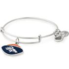Alex And Ani Denver Broncos Football Color Infusion Charm Bangle, Rafaelian Silver Finish