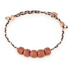 Alex And Ani Sunstone Gemstone Precious Threads Bracelet, 14kt Rose Gold Plated