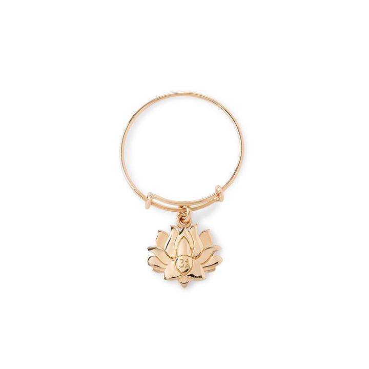 Alex And Ani Lotus Peace Petals Expandable Wire Ring
