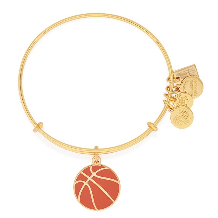 Alex And Ani Team Usa Basketball Charm Bangle, Shiny Gold Finish