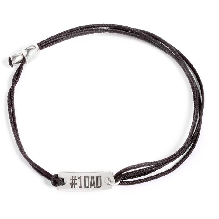 Alex And Ani #1dad Pull Cord Bracelet, Sterling Silver