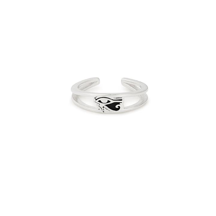 Alex And Ani Eye Of Horus Ring, Sterling Silver