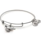 Alex And Ani Lamp Of Light Charm Bangle, Rafaelian Silver Finish