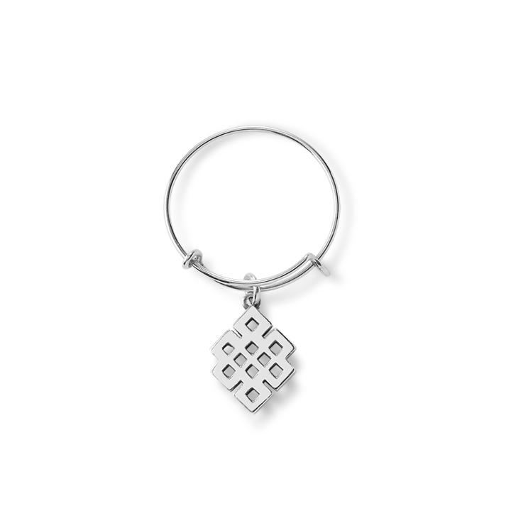 Alex And Ani Endless Knot Expandable Wire Ring, Sterling Silver