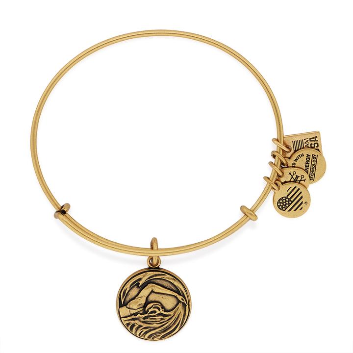 Alex And Ani Team Usa Swimming Charm Bangle