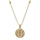 Alex And Ani Godspeed Color Infusion Expandable Necklace, Shiny Gold Finish