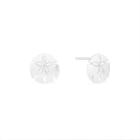 Alex And Ani Sand Dollar Post Earrings, Sterling Silver