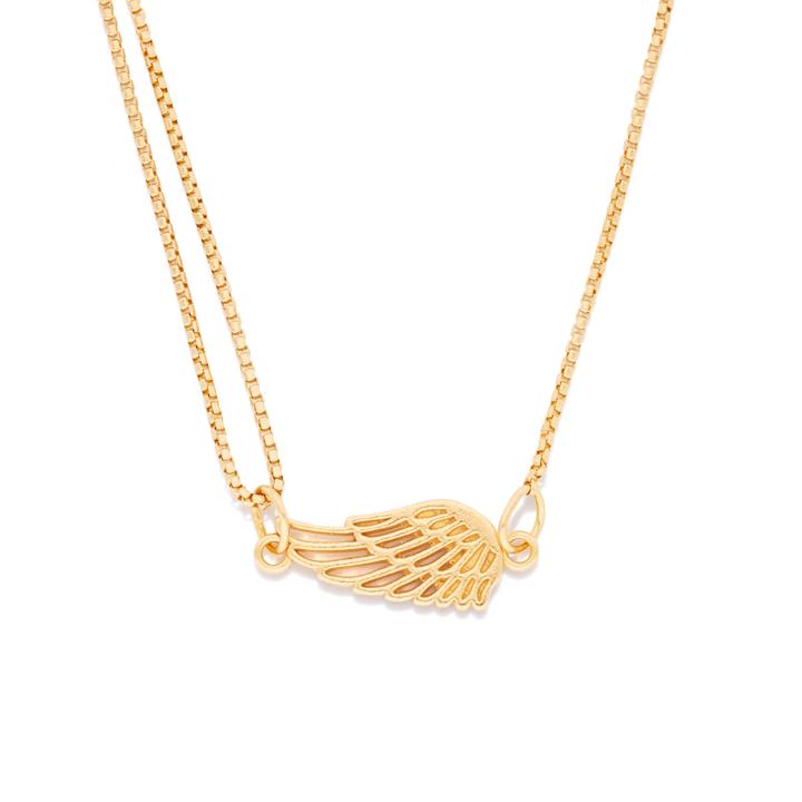 Alex And Ani Wing Pull Chain Necklace, 14kt Gold Plated