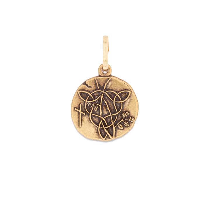 Alex And Ani Vine Necklace Charm, Rafaelian Gold Finish