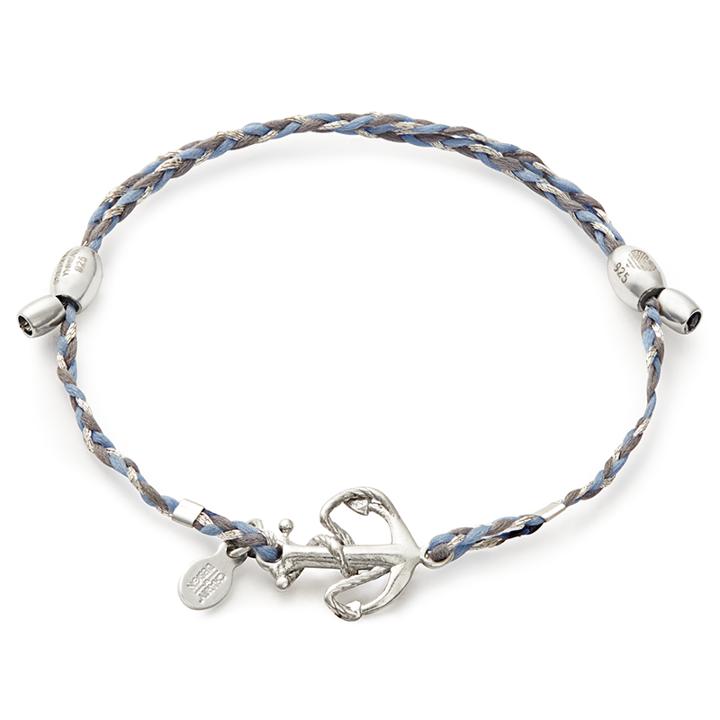 Alex And Ani Anchor Precious Threads Bracelet, Sterling Silver