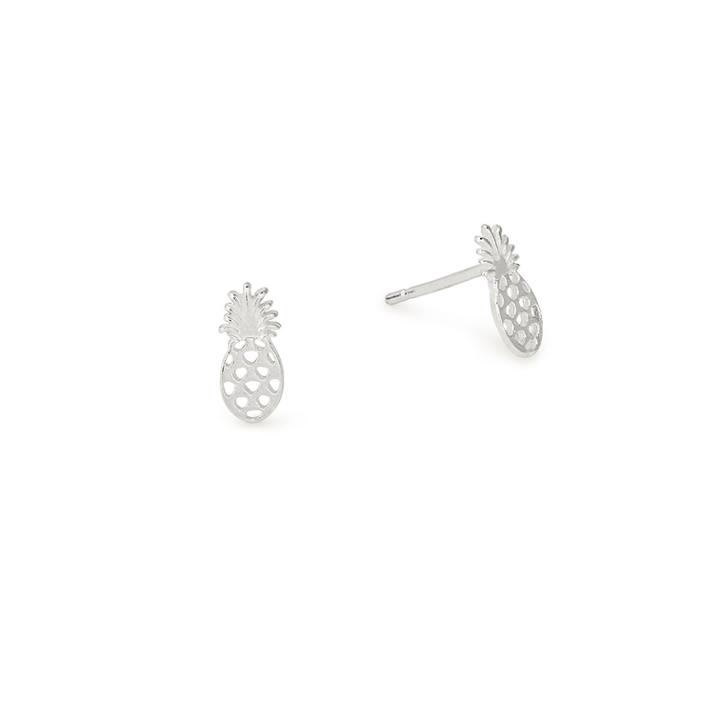 Alex And Ani Pineapple Earrings, Sterling Silver