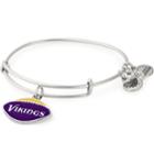 Alex And Ani Minnesota Vikings Football Color Infusion Charm Bangle, Rafaelian Silver Finish