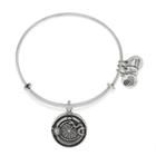 Alex And Ani Ouroboros Charm Bangle, Rafaelian Silver Finish