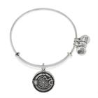 Alex And Ani Ouroboros Charm Bangle, Rafaelian Silver Finish