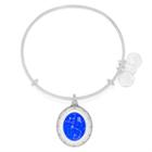 Alex And Ani Scorpio Celestial Wheel Charm Bangle, Shiny Silver Finish