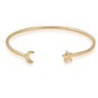 Alex And Ani Moon And Star Precious Cuff, 14kt Gold Plated