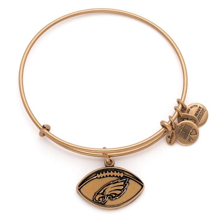 Alex And Ani Philadelphia Eagles Football Charm Bangle