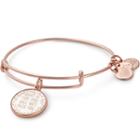Alex And Ani What Is For You Will Not Pass You Charm Bangle, Shiny Rose Gold Finish