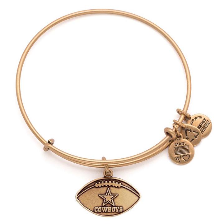 Alex And Ani Dallas Cowboys Football Charm Bangle