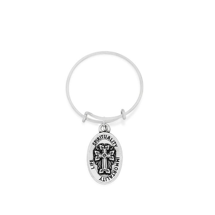 Alex And Ani Armenian Cross Expandable Wire Ring