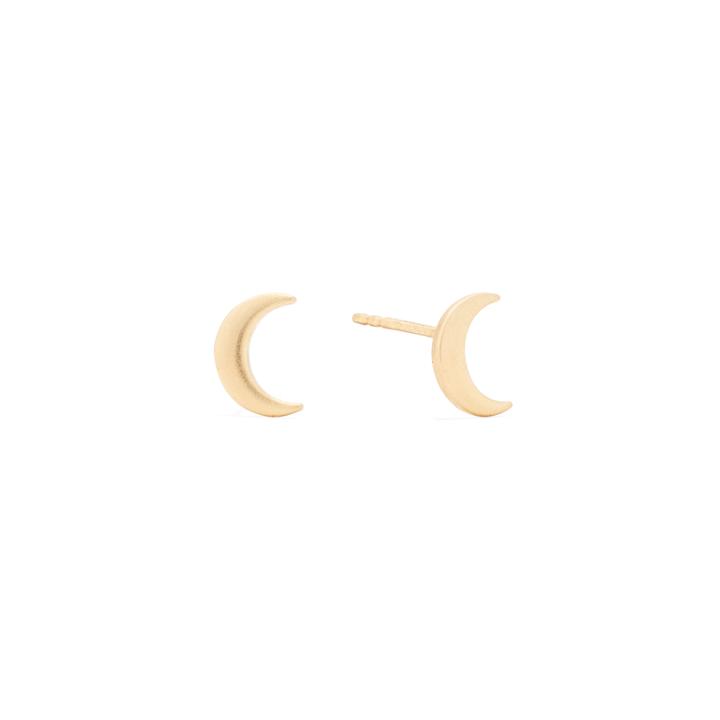 Alex And Ani Moon Post Earrings, 14kt Gold Plated