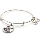 Alex And Ani Hawthorn Charm Bangle, Rafaelian Silver Finish