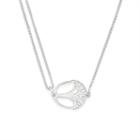 Alex And Ani Unexpected Miracles Pull Chain Necklace, Sterling Silver