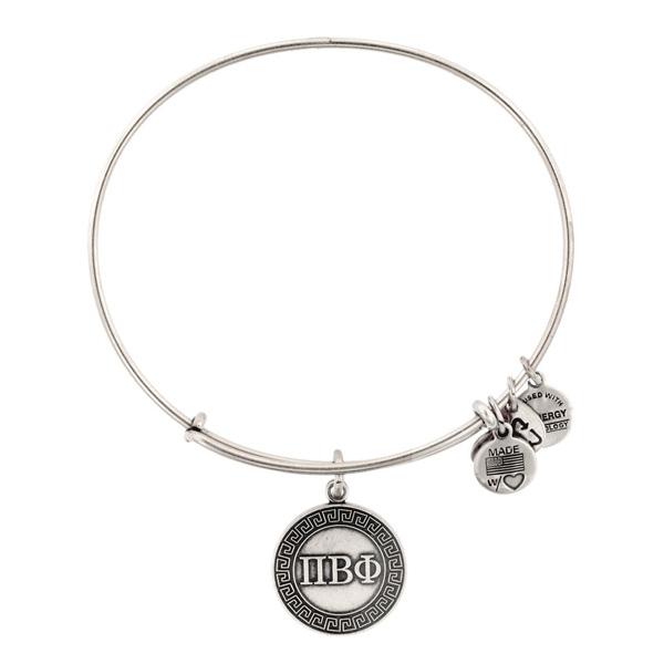 Alex And Ani Pi Beta Phi Charm Bangle, Rafaelian Silver Finish