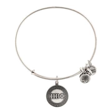 Alex And Ani Pi Beta Phi Charm Bangle, Rafaelian Silver Finish
