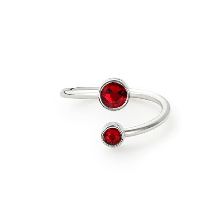 Alex And Ani January Ring Wrap With Swarovski  Crystals, Sterling Silver