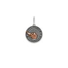 Alex And Ani Liberty Copper Carry Light  Necklace Charm, Medium, Sterling Silver