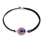 Alex And Ani Chicago Cubs™ Pull Cord Bracelet, Sterling Silver