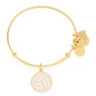 Alex And Ani Team Usa Volleyball Charm Bangle, Shiny Gold Finish