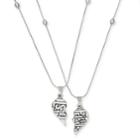 Alex And Ani Best Friends Set Of 2 Expandable Necklaces American Heart Association, Rafaelian Silver Finish