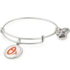 Alex And Ani Baltimore Orioles Color Infusion Charm Bangle, Rafaelian Silver Finish