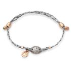 Alex And Ani Rose Glow Crystal Precious Threads Bracelet, 14kt Rose Gold Plated